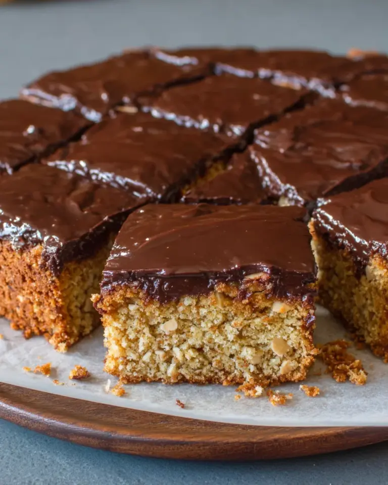 Mandelkuchen mit Schokoglasur (glutenfrei)