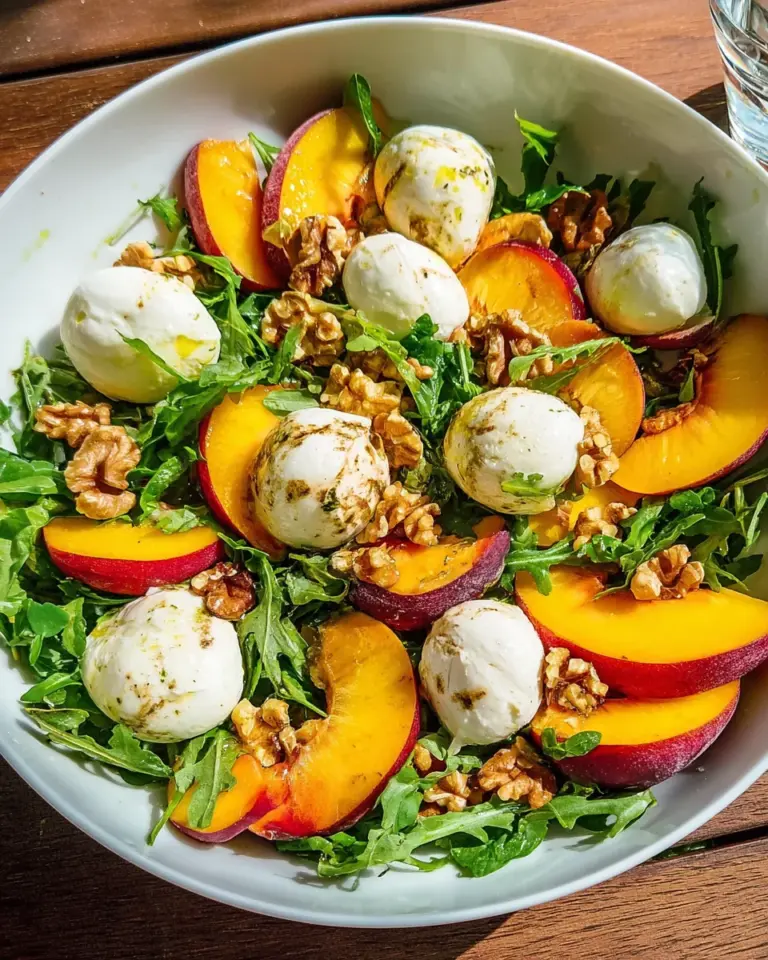 Millionärs-Pfirsichsalat ist ein Muss-Sommergericht