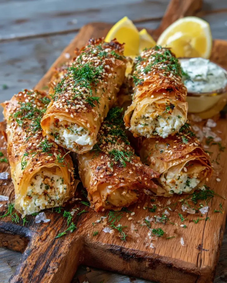 Ofen-Feta-Röllchen