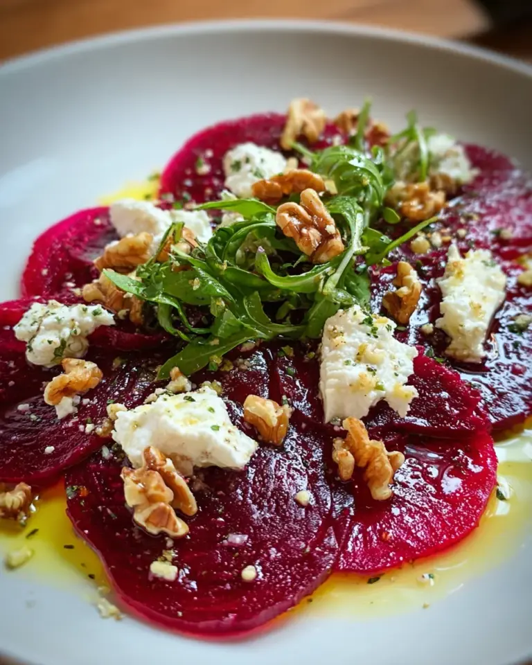 Rote Bete-Carpaccio