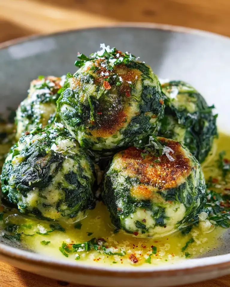 Südtiroler Spinatknödel: Buttrig, zart & unwiderstehlich!