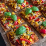 Vegetarische Pizzaecken | Fingerfood