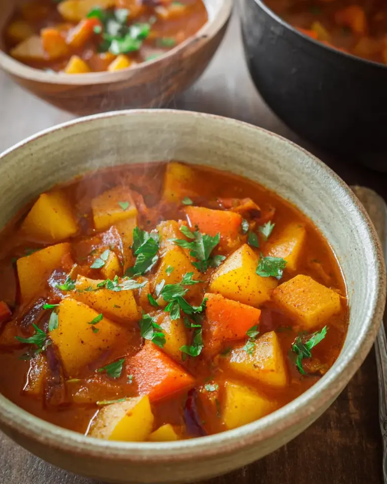 Vegetarisches Kartoffelgulasch