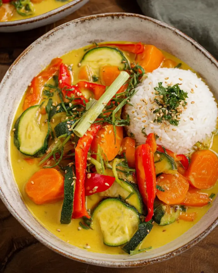 Vegetarisches Zitronengras Curry