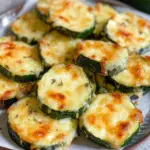 Zucchinischeiben mit Käse überbacken