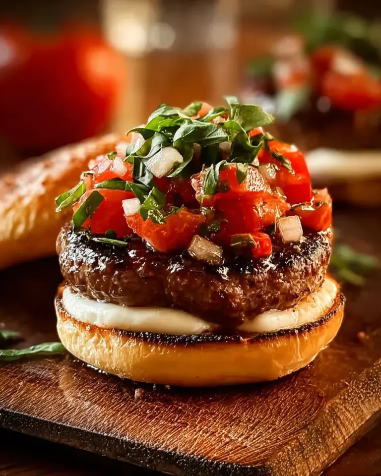 Bruschetta Burger Selber Machen: Das ultimative Rezept für zu Hause