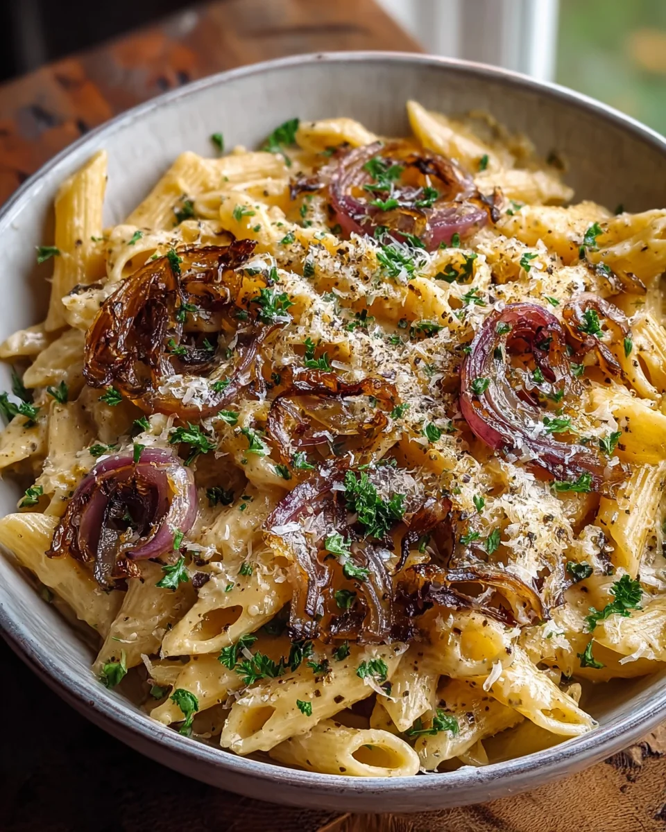 Cremige One Pot Onion Pasta – Einfach und Lecker Kochen! image 2