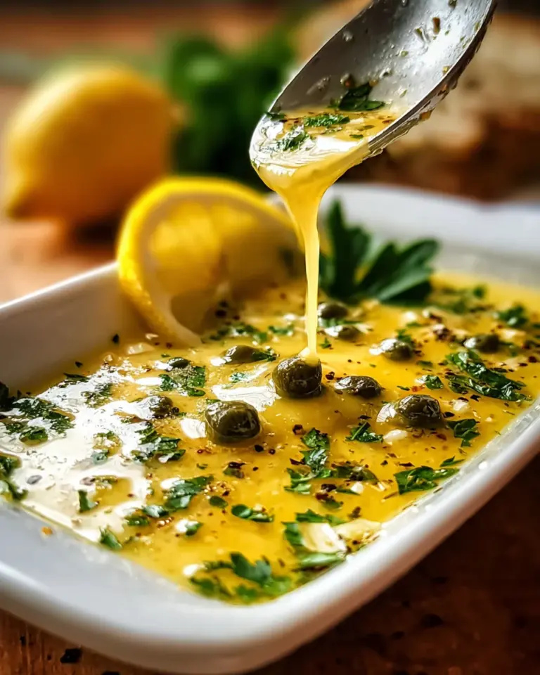 Einfache Zitronen-Kapern-Sauce: Frisch, schnell & unwiderstehlich!