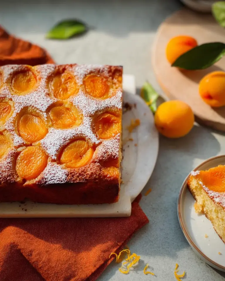 Einfacher Aprikosenkuchen