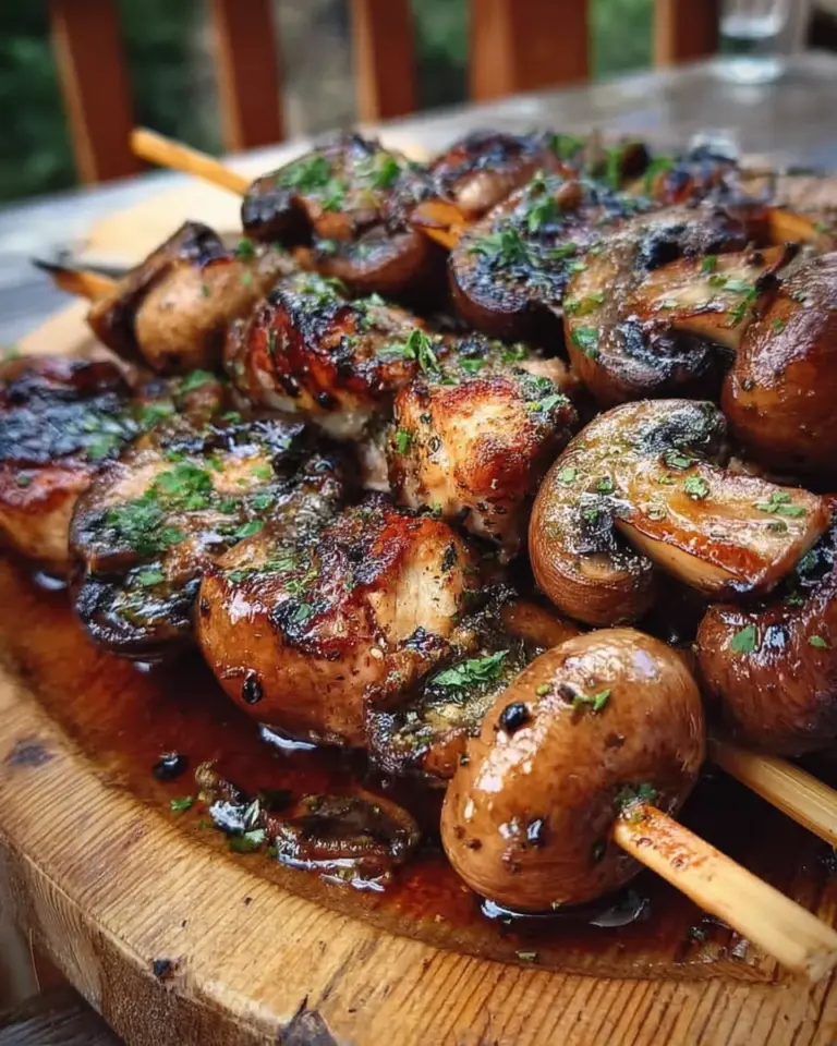 Gegrillte Champignon-Spieße: Ein Unglaubliches Ultimatives Rezept für 4 Personen