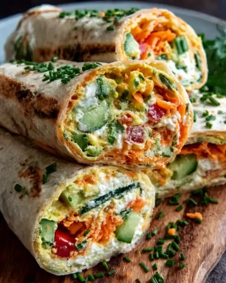 Hüttenkäse Wraps