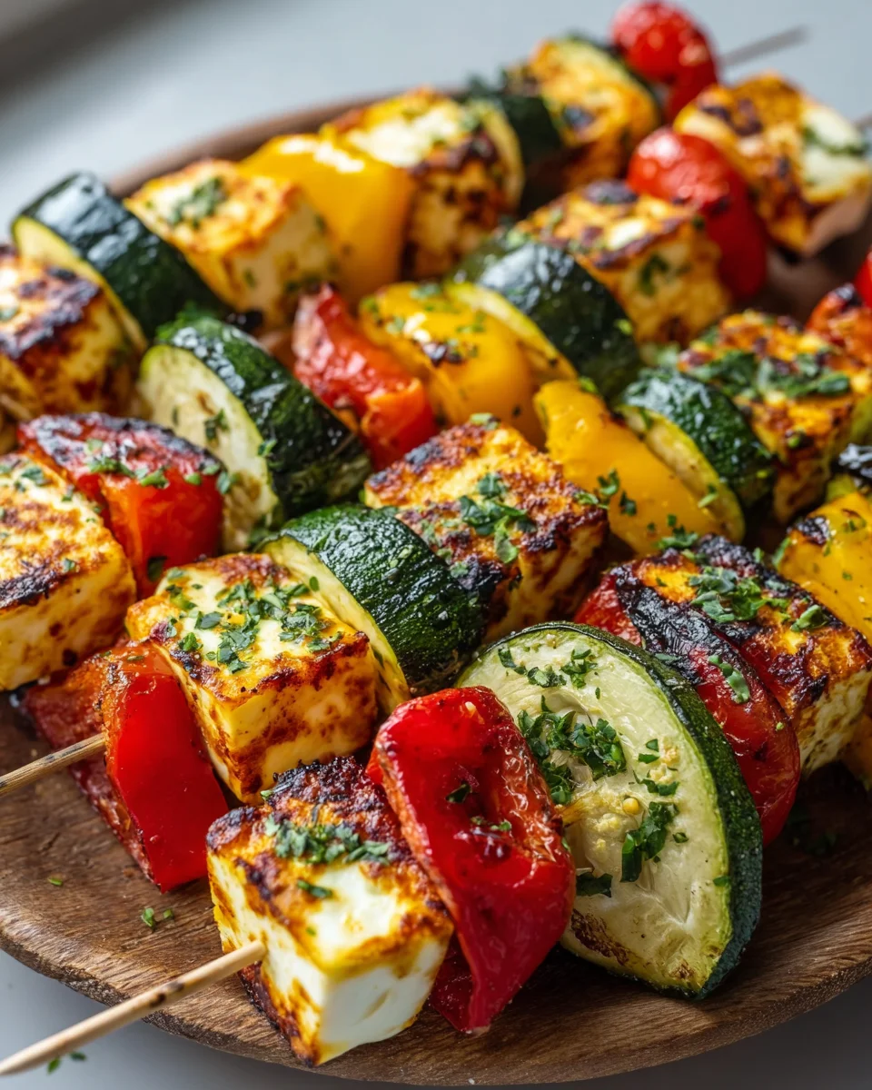 Halloumi Gemüse Spieße vom Grill: Dein vegetarischer Hit! image 2