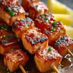 Honig-Glasierte Lachs-Spieße