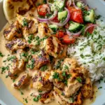 Einfaches Hähnchen-Gyros in cremiger Sauerrahmsauce: Ein Unglaubliches Ultimatives Rezept