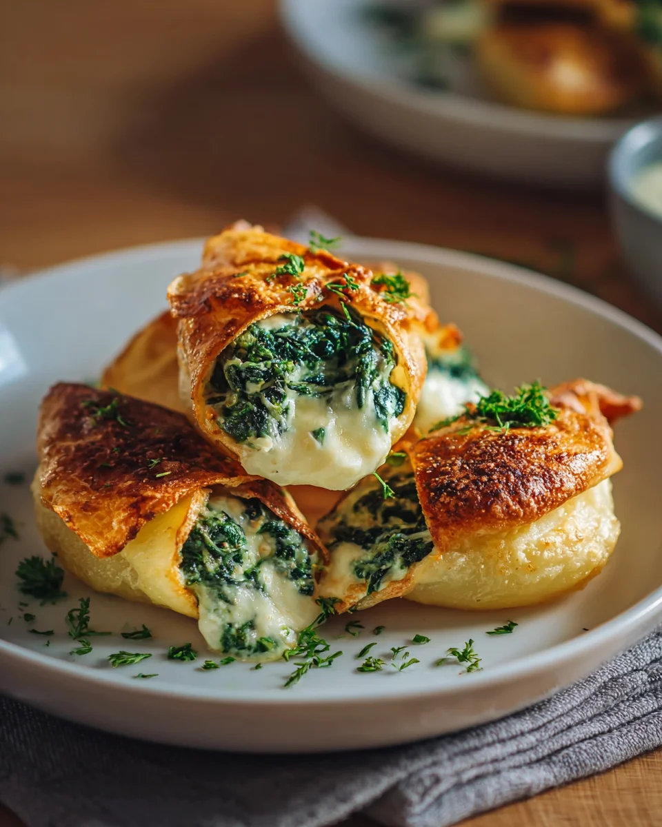 Kartoffeltaschen mit Spinat-Frischkäse: Ultimatives Rezept! image 2