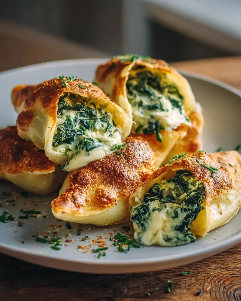 Kartoffeltaschen mit Spinat-Frischkäse: Ultimatives Rezept!