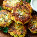 Knusprige Zucchini-Käse-Puffer