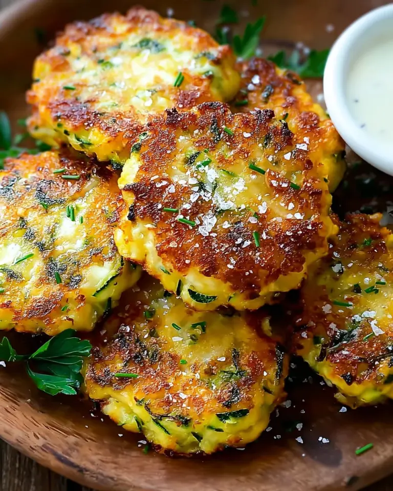 Knusprige Zucchini-Käse-Puffer