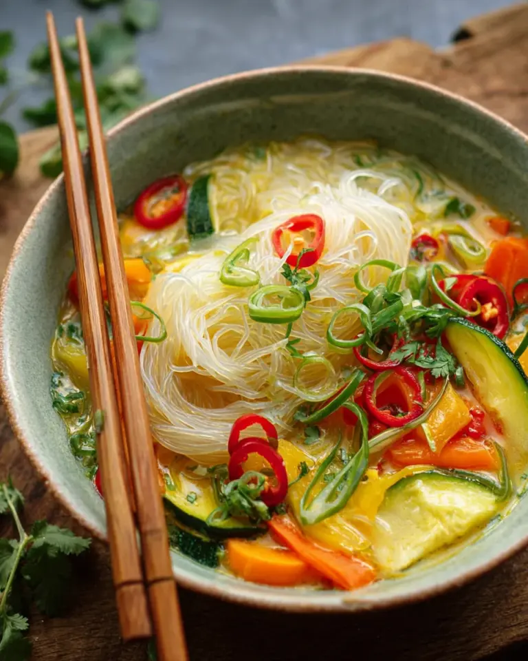 Kokos Glasnudelsuppe