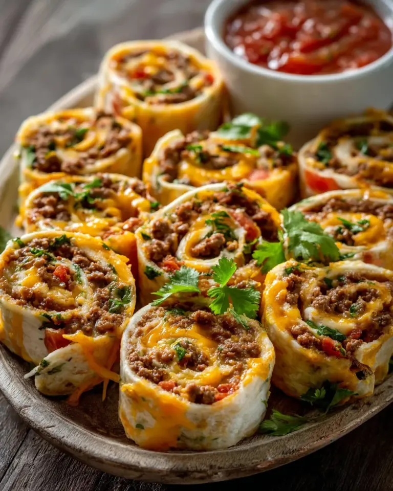 Leckere Taco Pinwheels – Ideal für jede Party & Appetizer!