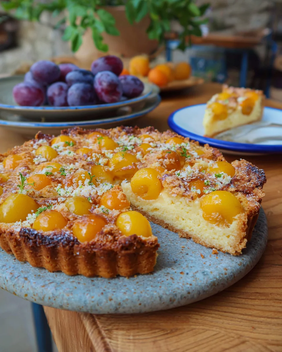 Mirabellenkuchen mit Mürbeteig image 2