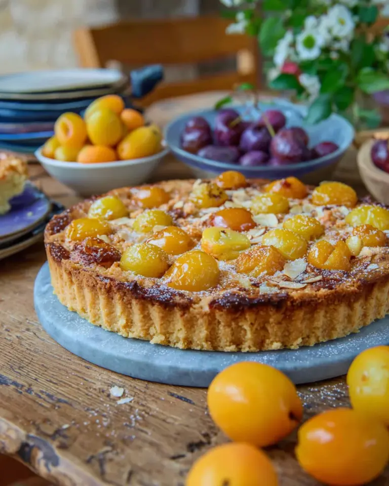 Mirabellenkuchen mit Mürbeteig