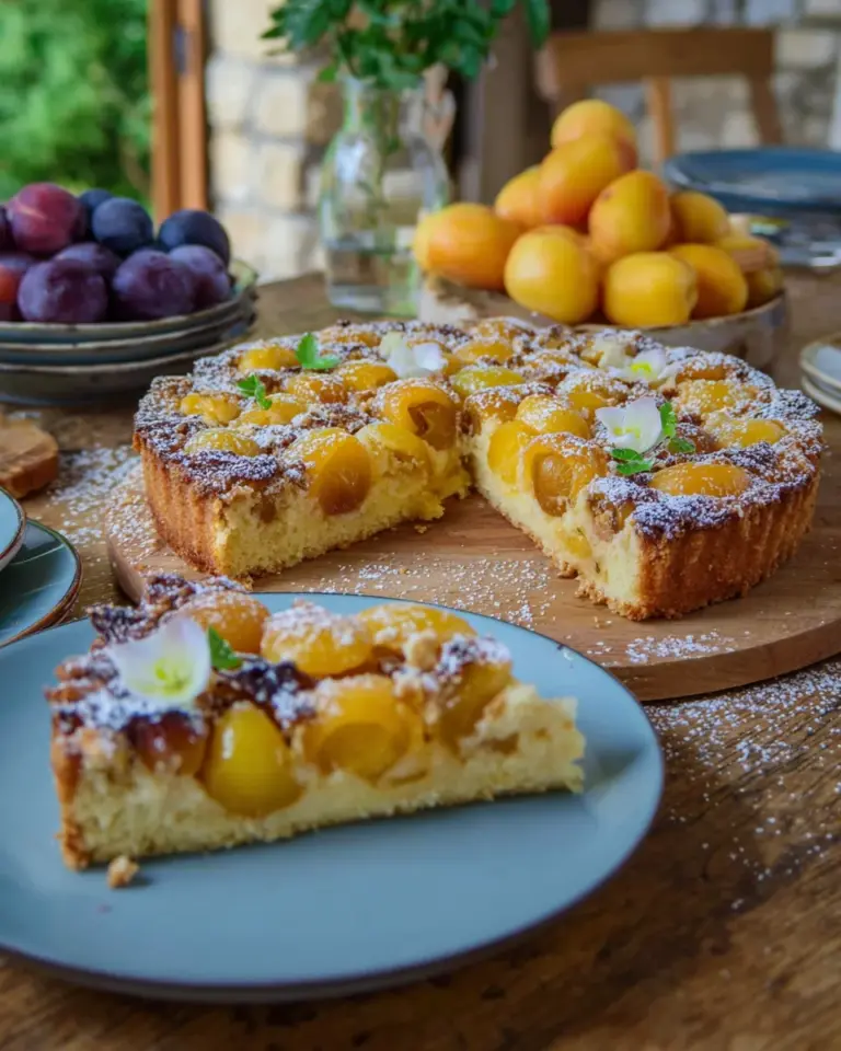 Mirabellenkuchen mit Mürbeteig