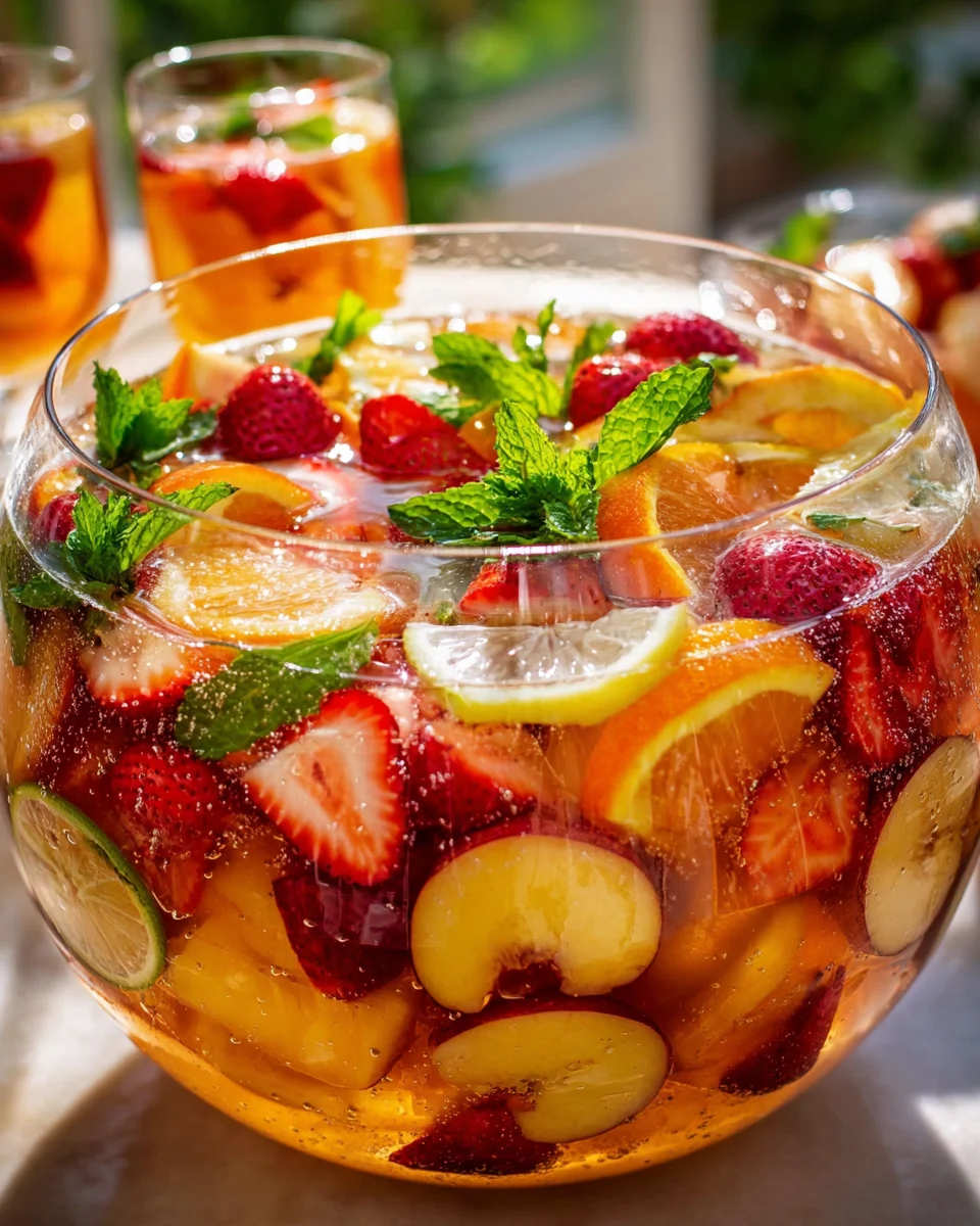 Sommerbowle alkoholfrei – fruchtig & erfrischend image 2