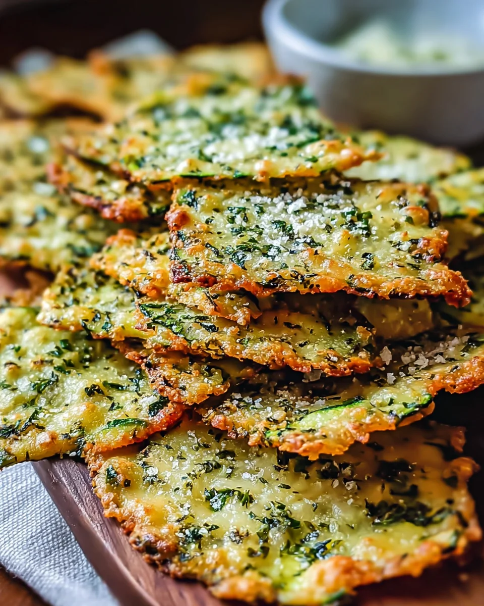 Zucchini Kräcker mit Kräutern für gesunden Snack image 2