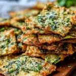 Zucchini Kräcker mit Kräutern für gesunden Snack