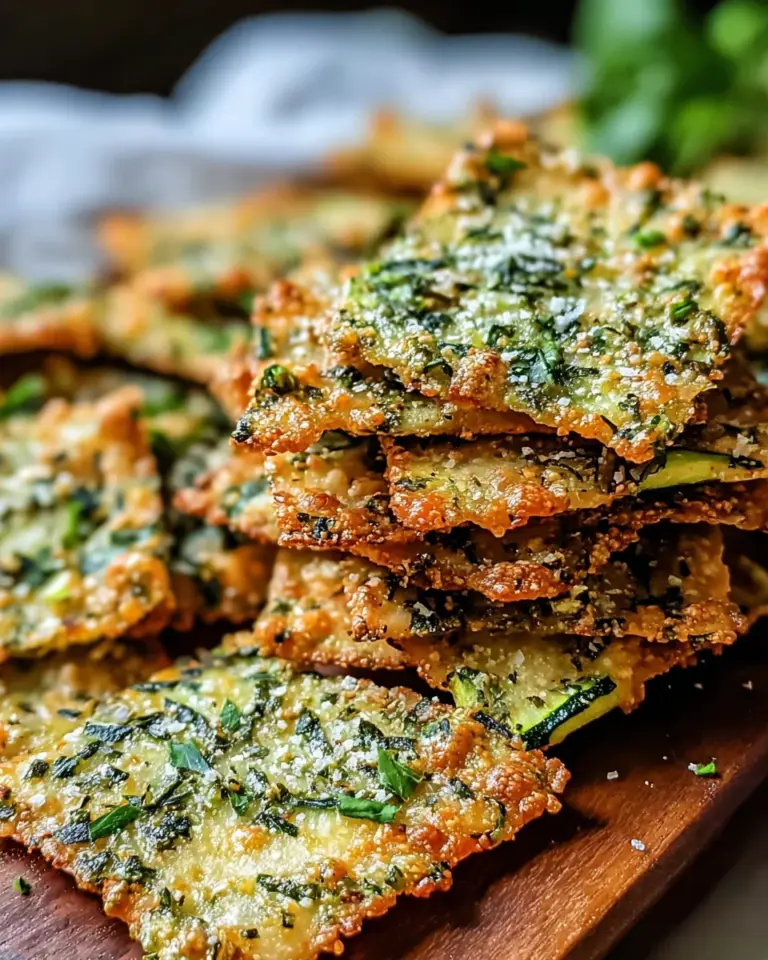 Zucchini Kräcker mit Kräutern für gesunden Snack
