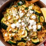 Zucchini Reis Pfanne - schnell & so lecker